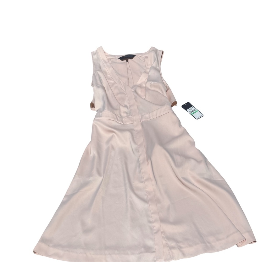 Rachel Roy Cream Silk Dress with Unique Back – Elegant & Timeless - Size 8